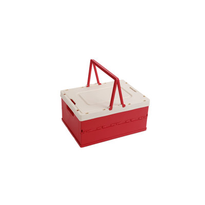 Plastics storage basket Home Storage Foldable Storage Boxes Outdoor Camping Handheld Basket Multi Functional Organizer Boxes Storage Baskets