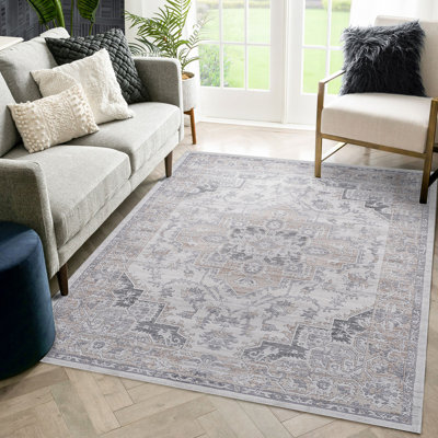 Tapis de salon, salle à manger, salle à manger, bureau à domicile, élégant et résistant aux taches