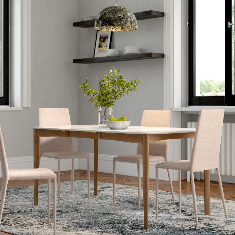 Chantilly Extendable Solid Wood Base Dining Table