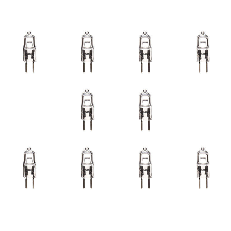 Mini ampoules halogènes T3 à intensité variable avec base à deux broches (GY6.35), 20 W, 12V, 235