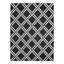 Tapis noir à motif géométrique Cand-1263042321