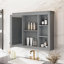 Pharmacie murale 35 "x 27,5" avec miroir-1867574288