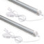 Barrina 2FT T8 Led Shop Lights, 20W, 3000LM, 5000K, 2 Packs