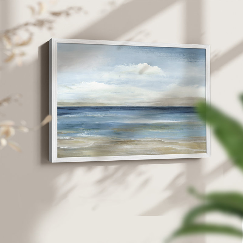 Serene Coast -Framed Print - Restickable