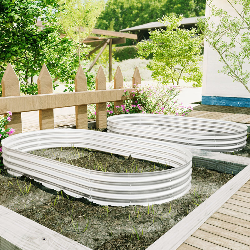 Jardinière surélevée galvanisée