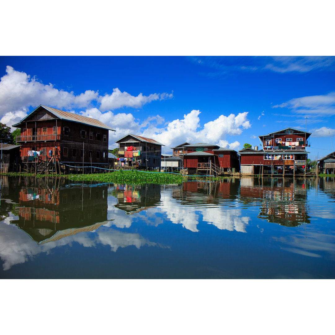 House In Inle Lake, Myanmar by Lkunl - on