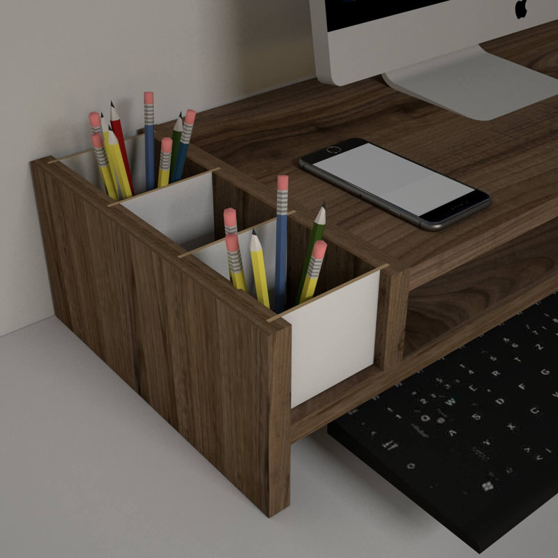 Alysse Wood Monitor Stand