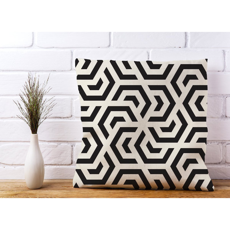 Rentz Geometric Square Cushion