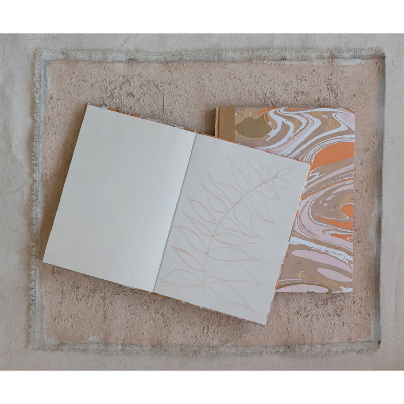 11"L X 8-1/4"W Recycled Paper  Notebook