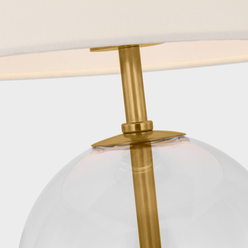 Elsie Table Lamp, Clear Glass