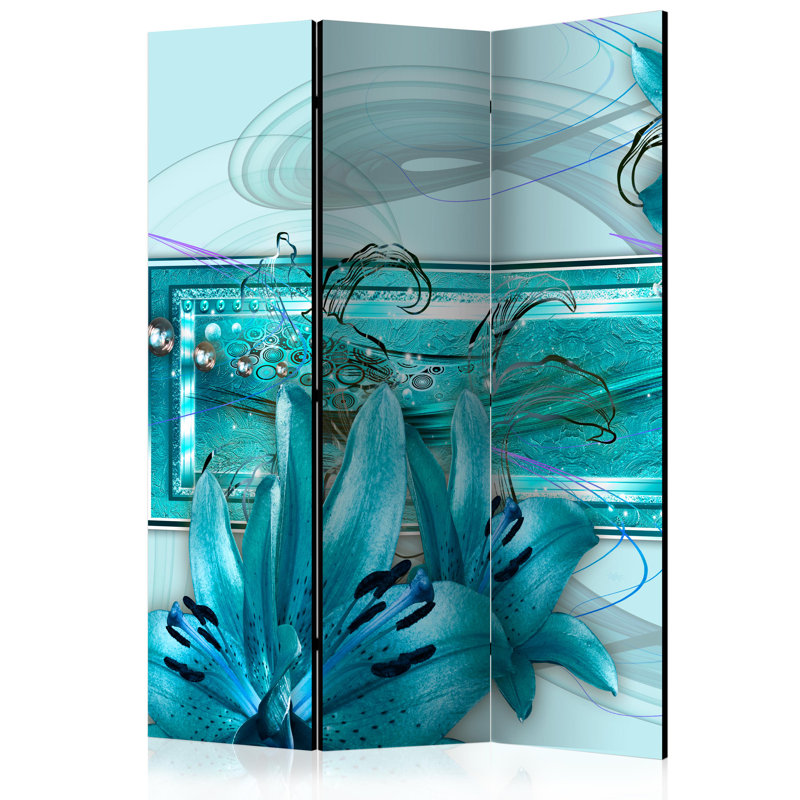 135cm W x 172cm H 3 - Panel Wood Folding Room Divider