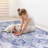 Blue Washable Rug 5x8 Area Rug (Blue, 5' x 8')-465738952