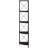 Contemporary 4 Tier Bookcase For Storage - Brown & Metal Modern Bedroom Color