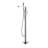 Allario Double Lever Handles Freestanding Floor Mounted Tub Filler with Handshower-106451115