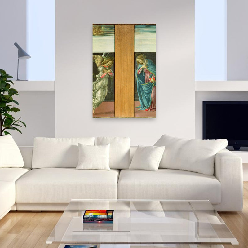 Reproduction d'art mural abstrait abstrait, H 48 po x l 32 po