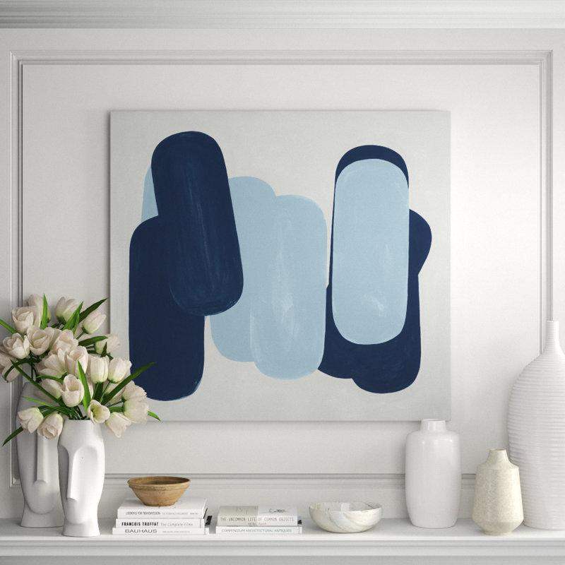 Through The Contours II Print by Bobby Berk, 24" H x 27" W x 1.5" D, Image Brush Gel