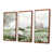 Toile avec cadre flottant brun