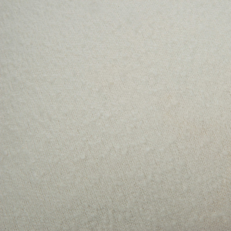  Coussin décoratif en coton texturé, Crème