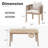 8 - Person Rectangular Outdoor Dining Set With Cushions-2012940988-2012940986