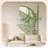 White, Green Rectangular Manufactured Wood Wall art