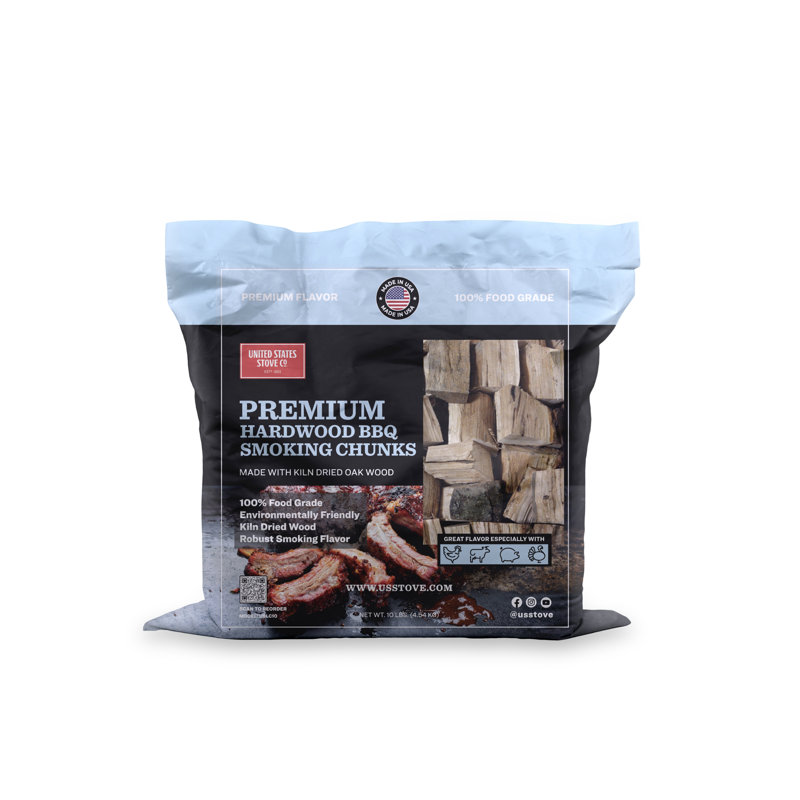 Morceaux de fumage de qualité supérieure Us Stove - sac de 10 lb