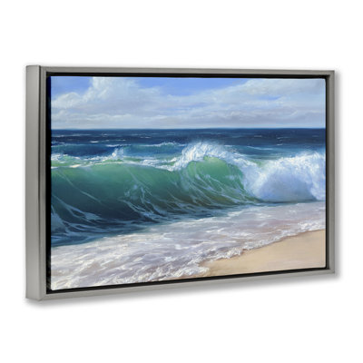 Contenu du cadre flottant Beach Waves Shore, design par Dimitri Sirenko