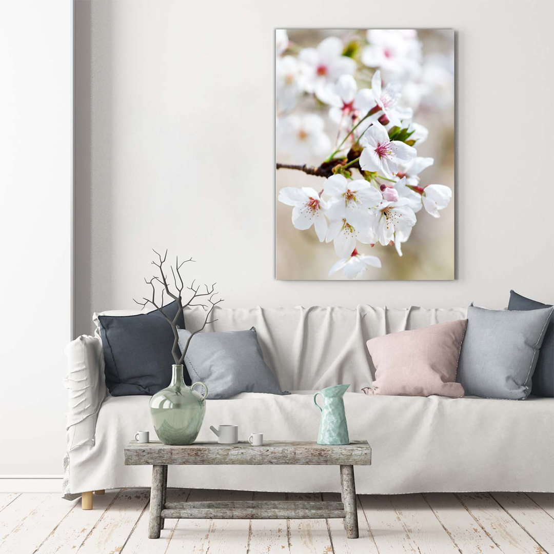 Cherry Blossoms - Wrapped Canvas Print