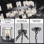Lustre de roue de chariot avec abat-jour en cristal-2143331258-2127102446