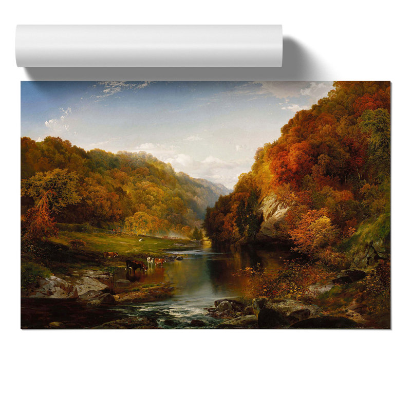The Hudson River by Thomas Cole - Frameless Print, 30cm H x 42cm W x 0.1cm D