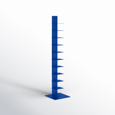 Ajax Stainless Steel 10-Tier Ladder Bookcase