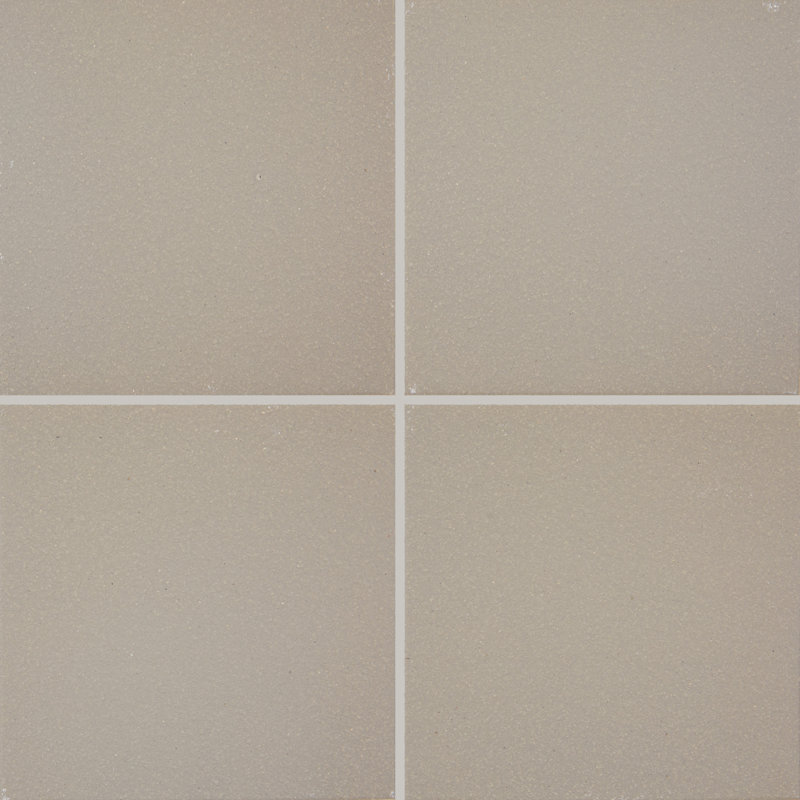 Daltile Quarry Textures 6 x 6 Matte Floor Tile (44 PC Per Carton) (11.00 SQFT Per Carton), 6" W x 6" L, Ashen Grey