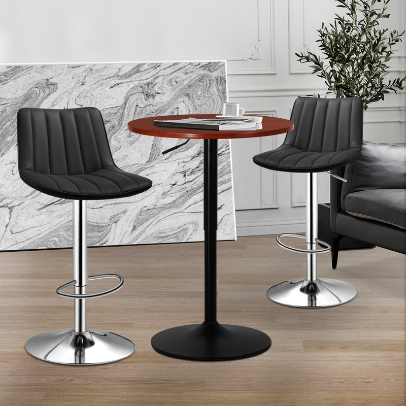 Ensemble de salle à manger L 23,5 po x l 23,5 po Wabanaki, Rouge, Noir