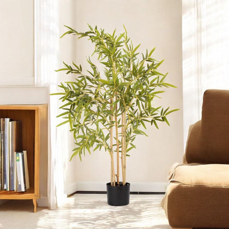 48 Inches Artificial Bamboo Tree In Nursery Pot