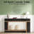 Contemporary Style Console Table with Dual-Tier Storage, Ideal for Hallways and Living Rooms, Combining Modern Design and Versatility.