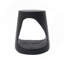 Table d'appoint creuse, texture semblable au bois, couleur noire-659159800