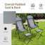 Brender Folding Patio Dining Armchair with Cushion