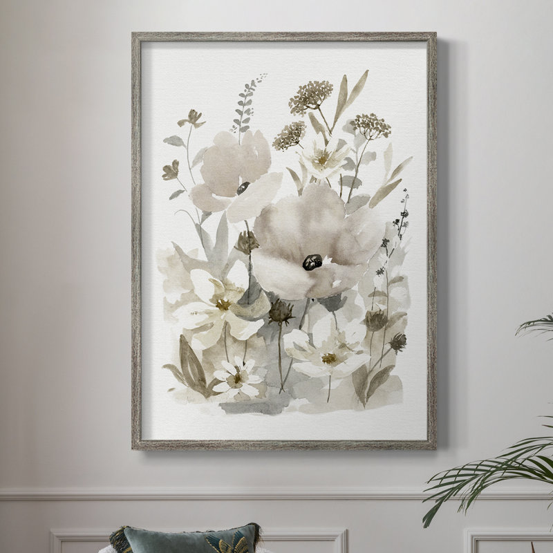 «Neutral Nature II», reproduction encadrée - bois massif 47041, H 30 po x l 24 po