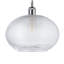 20 cm H Round Glass Pendant Shade ( Screw On ) in Clear