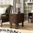 Solid Wood Accent End Table with Single Drawer-1901163956