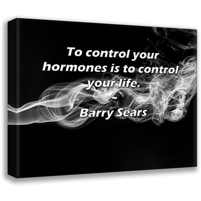 Artsy Quote By Barry Sears Gallery Wrapped Canvas