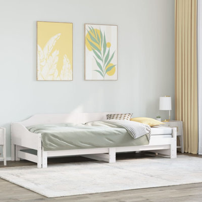 Capirano Solid Wood Daybed with Trundle