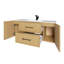 Meuble-lavabo mural simple 48 po avec plateau en marbre de culture et lavabo intégré Cassidy-525432270-532005278-525432271