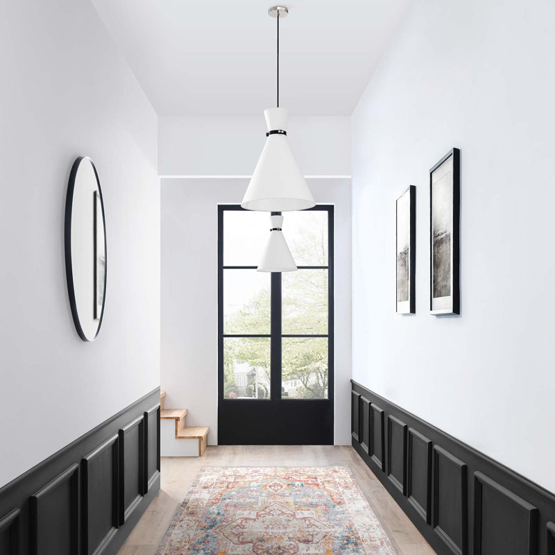 Luminaire suspendu 1 lumière Starlight par Modway, Nickel poli