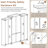 78.75'' 3-Piece Bookcase Set With 5-Color Adjustable LED Ceiling Lights-700359191