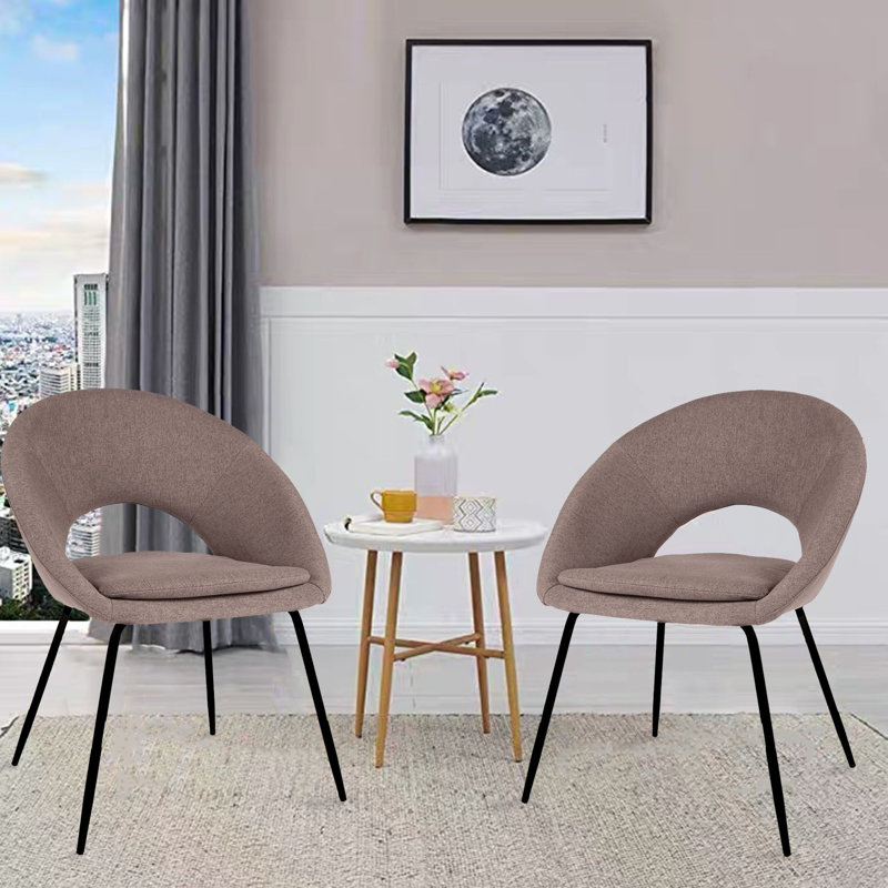 Cale Velvet Armchair, Grey, Black