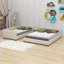Grand lit plateforme tapissier-847925767