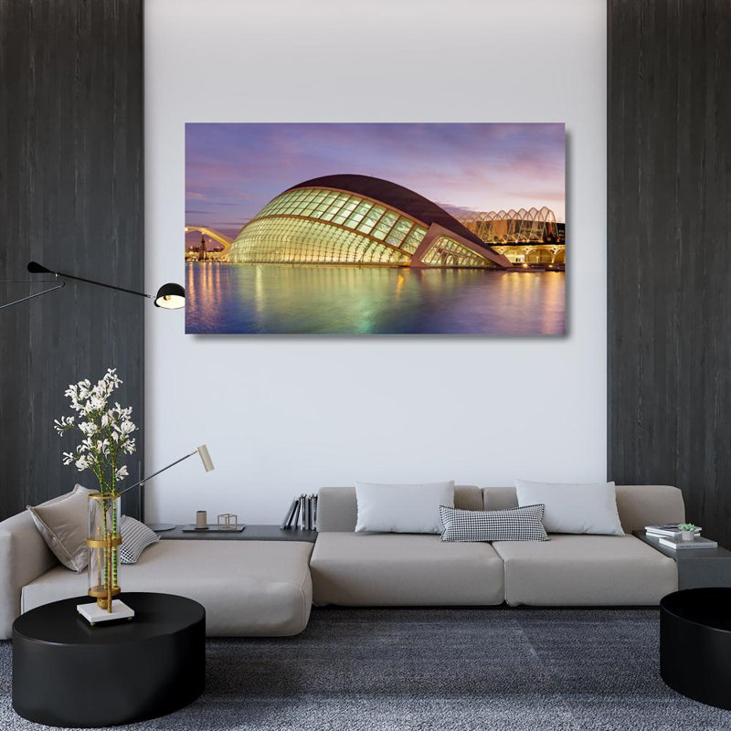 L'hémisphère, Valencia, Espagne, H 27 po x l 48 po