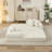 Comfy Convertible Folding Mattress Couch, Floor Sofa Bed, Chenille Floor Sofa With Armrest, Floor Sofa Lounge Couch For Living Room Bedroom Lounge Studio-Beige-1626380164