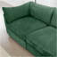 Canapé en velours vert RSF-368482414-368482412