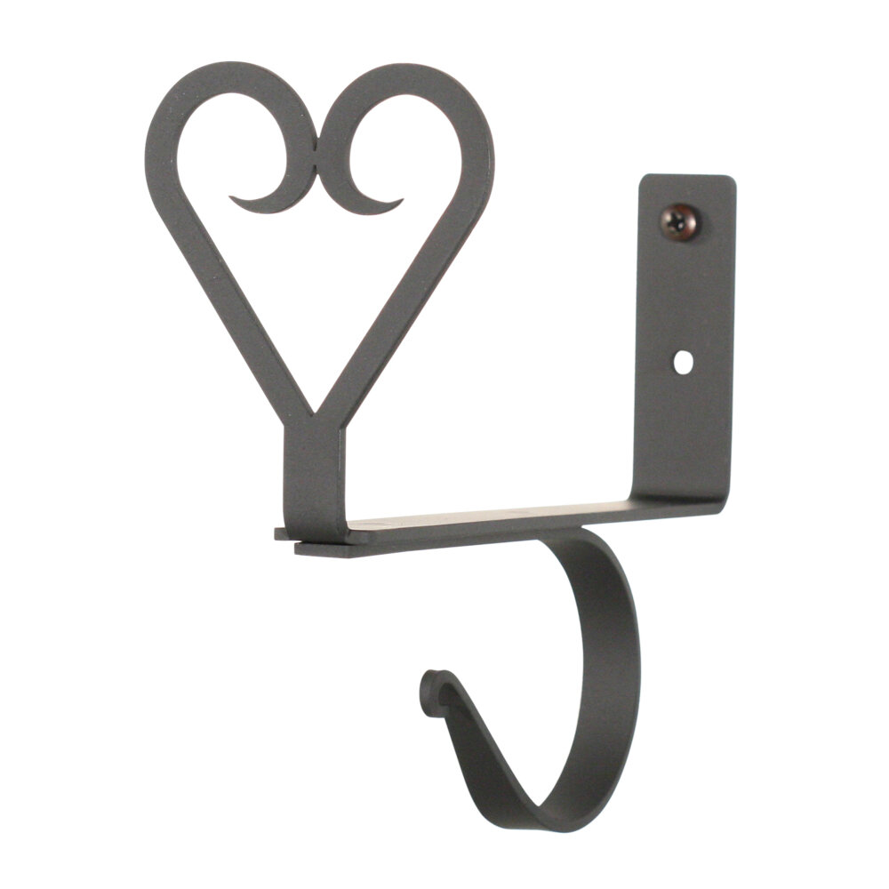 WFX Utility™ Nashville Heart Curtain Shelf Brackets